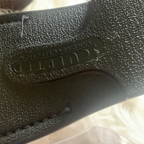 MUNRO SPORT Women’s Black Leather Thong Sculpted Collection Size 7 - Picture 12 of 13